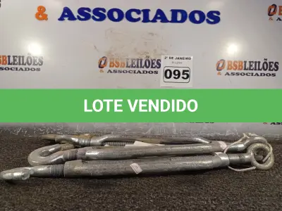 LOTE 095 - 05 ESTICADORES PARA CABO DE AÇO. (NO ESTADO) ATENÇÃO! FAZER A VISITAÇÃO ANTES DE ARREMATAR, NÃO SABEMOS SE FUNCIONA. LEILÃO NÃO TEM GARANTIA E NEM DEVOLUÇÃO, SUJEITO A POSSÍVEIS AVARIAS VISÍVEIS/OCULTAS E/OU AUSÊNCIA DE COMPONENTES.
