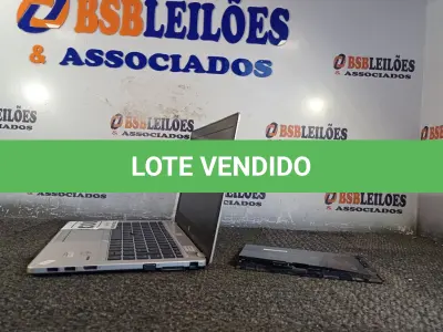 LOTE 003 - 01 NOTEBOOK CORE I5 MARCA HP S/FONTE. (NO ESTADO) ATENÇÃO! FAZER A VISITAÇÃO ANTES DE ARREMATAR, NÃO SABEMOS SE FUNCIONA. LEILÃO NÃO TEM GARANTIA E NEM DEVOLUÇÃO, SUJEITO A POSSÍVEIS AVARIAS VISÍVEIS/OCULTAS E/OU AUSÊNCIA DE COMPONENTES.
