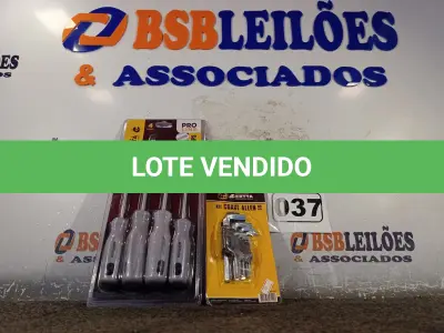 LOTE 037 - 01 KIT CHAVE ALLEN 09 PEÇAS E 01 KIT PHILIPS 04 PEÇAS. (NOVO)(NO ESTADO) ATENÇÃO! FAZER A VISITAÇÃO ANTES DE ARREMATAR, NÃO SABEMOS SE FUNCIONA. LEILÃO NÃO TEM GARANTIA E NEM DEVOLUÇÃO, SUJEITO A POSSÍVEIS AVARIAS VISÍVEIS/OCULTAS E/OU AUSÊNCIA DE COMPONENTES.