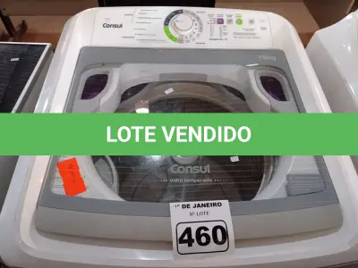 LOTE 460 - 01 MÁQUINA DE LAVAR MARCA CÔNSUL 15KG 220V. (NO ESTADO) ATENÇÃO! FAZER A VISITAÇÃO ANTES DE ARREMATAR, NÃO SABEMOS SE FUNCIONA. LEILÃO NÃO TEM GARANTIA E NEM DEVOLUÇÃO, SUJEITO A POSSÍVEIS AVARIAS VISÍVEIS/OCULTAS E/OU AUSÊNCIA DE COMPONENTES.