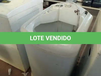 LOTE 468 - 01 LAVADORA TANQUINHO INCOMPLETA. (NO ESTADO) ATENÇÃO! FAZER A VISITAÇÃO ANTES DE ARREMATAR, NÃO SABEMOS SE FUNCIONA. LEILÃO NÃO TEM GARANTIA E NEM DEVOLUÇÃO, SUJEITO A POSSÍVEIS AVARIAS VISÍVEIS/OCULTAS E/OU AUSÊNCIA DE COMPONENTES.