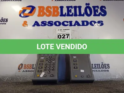 LOTE 027 - 02 TESTADORES/CERTIFICADORES DE CABO MARCA LANTEK 7G DE 1GHZ. (NO ESTADO) ATENÇÃO! FAZER A VISITAÇÃO ANTES DE ARREMATAR, NÃO SABEMOS SE FUNCIONA. LEILÃO NÃO TEM GARANTIA E NEM DEVOLUÇÃO, SUJEITO A POSSÍVEIS AVARIAS VISÍVEIS/OCULTAS E/OU AUSÊNCIA DE COMPONENTES.