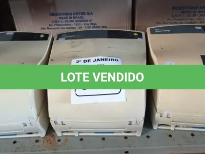 LOTE 119 - 03 IMPRESSORAS DE ETIQUETAS. (NO ESTADO) ATENÇÃO! FAZER A VISITAÇÃO ANTES DE ARREMATAR, NÃO SABEMOS SE FUNCIONA. LEILÃO NÃO TEM GARANTIA E NEM DEVOLUÇÃO, SUJEITO A POSSÍVEIS AVARIAS VISÍVEIS/OCULTAS E/OU AUSÊNCIA DE COMPONENTES.