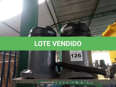 LOTE 126 - 02 ASPIRADORES DE PÓ MODELO:NT20/1. MARCA KARCHER (NO ESTADO) ATENÇÃO! FAZER A VISITAÇÃO ANTES DE ARREMATAR, NÃO SABEMOS SE FUNCIONA. LEILÃO NÃO TEM GARANTIA E NEM DEVOLUÇÃO, SUJEITO A POSSÍVEIS AVARIAS VISÍVEIS/OCULTAS E/OU AUSÊNCIA DE COMPONENTES.