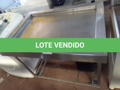 LOTE 477 - 01 PISTA FRIA EM AÇO INOX. (NO ESTADO) ATENÇÃO! FAZER A VISITAÇÃO ANTES DE ARREMATAR, NÃO SABEMOS SE FUNCIONA. LEILÃO NÃO TEM GARANTIA E NEM DEVOLUÇÃO, SUJEITO A POSSÍVEIS AVARIAS VISÍVEIS/OCULTAS E/OU AUSÊNCIA DE COMPONENTES.