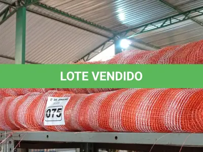 LOTE 075 - 01 LOTE COM TELAS DE PROTEÇÃO PARA OBRA. (NO ESTADO) ATENÇÃO! FAZER A VISITAÇÃO ANTES DE ARREMATAR, NÃO SABEMOS SE FUNCIONA. LEILÃO NÃO TEM GARANTIA E NEM DEVOLUÇÃO, SUJEITO A POSSÍVEIS AVARIAS VISÍVEIS/OCULTAS E/OU AUSÊNCIA DE COMPONENTES.