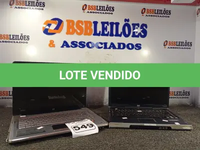 LOTE 549 - 02 NOTEBOOK’S MARCAS E MODELOS DIVERSOS. (NO ESTADO) ATENÇÃO! FAZER A VISITAÇÃO ANTES DE ARREMATAR, NÃO SABEMOS SE FUNCIONA. LEILÃO NÃO TEM GARANTIA E NEM DEVOLUÇÃO, SUJEITO A POSSÍVEIS AVARIAS VISÍVEIS/OCULTAS E/OU AUSÊNCIA DE COMPONENTES.
