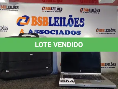 LOTE 004 - 01 NOTEBOOK CORE I5 MARCA HP S/FONTE COM MALETA. (NO ESTADO) ATENÇÃO! FAZER A VISITAÇÃO ANTES DE ARREMATAR, NÃO SABEMOS SE FUNCIONA. LEILÃO NÃO TEM GARANTIA E NEM DEVOLUÇÃO, SUJEITO A POSSÍVEIS AVARIAS VISÍVEIS/OCULTAS E/OU AUSÊNCIA DE COMPONENTES.
