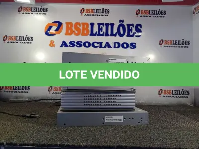 LOTE 086 - 01 DVD PLAYER/VÍDEO CASSETE RECORDER MODELO:DC884B MARCA LG E 03 APARELHOS DE VÍDEO CONFERENCIA. (NO ESTADO) ATENÇÃO! FAZER A VISITAÇÃO ANTES DE ARREMATAR, NÃO SABEMOS SE FUNCIONA. LEILÃO NÃO TEM GARANTIA E NEM DEVOLUÇÃO, SUJEITO A POSSÍVEIS AVARIAS VISÍVEIS/OCULTAS E/OU AUSÊNCIA DE COMPONENTES.