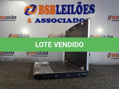 LOTE 008 - 01 NOTEBOOK. (NO ESTADO) ATENÇÃO! FAZER A VISITAÇÃO ANTES DE ARREMATAR, NÃO SABEMOS SE FUNCIONA. LEILÃO NÃO TEM GARANTIA E NEM DEVOLUÇÃO, SUJEITO A POSSÍVEIS AVARIAS VISÍVEIS/OCULTAS E/OU AUSÊNCIA DE COMPONENTES.