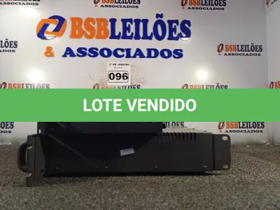LOTE 096 - 01 AMPLIFICADOR POWER MODELO:DBS E 01 CONTROLADOR INTEGRADO AMX 3200.(NO ESTADO) ATENÇÃO! FAZER A VISITAÇÃO ANTES DE ARREMATAR, NÃO SABEMOS SE FUNCIONA. LEILÃO NÃO TEM GARANTIA E NEM DEVOLUÇÃO, SUJEITO A POSSÍVEIS AVARIAS VISÍVEIS/OCULTAS E/OU AUSÊNCIA DE COMPONENTES.