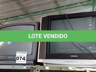 LOTE 074 - 03 TVS DE TUBO. (NO ESTADO) ATENÇÃO! FAZER A VISITAÇÃO ANTES DE ARREMATAR, NÃO SABEMOS SE FUNCIONA. LEILÃO NÃO TEM GARANTIA E NEM DEVOLUÇÃO, SUJEITO A POSSÍVEIS AVARIAS VISÍVEIS/OCULTAS E/OU AUSÊNCIA DE COMPONENTES.