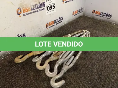 LOTE 095 - 05 ESTICADORES PARA CABO DE AÇO. (NO ESTADO) ATENÇÃO! FAZER A VISITAÇÃO ANTES DE ARREMATAR, NÃO SABEMOS SE FUNCIONA. LEILÃO NÃO TEM GARANTIA E NEM DEVOLUÇÃO, SUJEITO A POSSÍVEIS AVARIAS VISÍVEIS/OCULTAS E/OU AUSÊNCIA DE COMPONENTES.