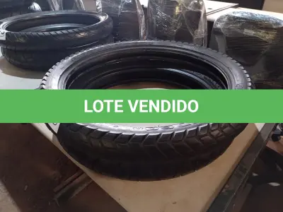 LOTE 481 - 02 PNEUS DE MOTO 90/90/21, 120/70/19. (NO ESTADO) ATENÇÃO! FAZER A VISITAÇÃO ANTES DE ARREMATAR, NÃO SABEMOS SE FUNCIONA. LEILÃO NÃO TEM GARANTIA E NEM DEVOLUÇÃO, SUJEITO A POSSÍVEIS AVARIAS VISÍVEIS/OCULTAS E/OU AUSÊNCIA DE COMPONENTES.