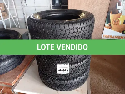 LOTE 446 - 04 PNEUS REMOLD 175/70/14. (NO ESTADO) ATENÇÃO! FAZER A VISITAÇÃO ANTES DE ARREMATAR, NÃO SABEMOS SE FUNCIONA. LEILÃO NÃO TEM GARANTIA E NEM DEVOLUÇÃO, SUJEITO A POSSÍVEIS AVARIAS VISÍVEIS/OCULTAS E/OU AUSÊNCIA DE COMPONENTES.