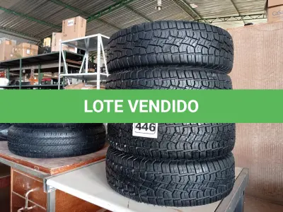 LOTE 446 - 04 PNEUS REMOLD 175/70/14. (NO ESTADO) ATENÇÃO! FAZER A VISITAÇÃO ANTES DE ARREMATAR, NÃO SABEMOS SE FUNCIONA. LEILÃO NÃO TEM GARANTIA E NEM DEVOLUÇÃO, SUJEITO A POSSÍVEIS AVARIAS VISÍVEIS/OCULTAS E/OU AUSÊNCIA DE COMPONENTES.