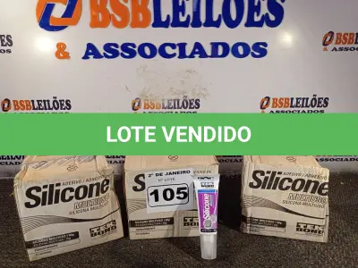 LOTE 105 - 01 LOTE C/ VÁRIOS TUBOS DE SILICONE.(NO ESTADO) ATENÇÃO! FAZER A VISITAÇÃO ANTES DE ARREMATAR, NÃO SABEMOS SE FUNCIONA. LEILÃO NÃO TEM GARANTIA E NEM DEVOLUÇÃO, SUJEITO A POSSÍVEIS AVARIAS VISÍVEIS/OCULTAS E/OU AUSÊNCIA DE COMPONENTES.