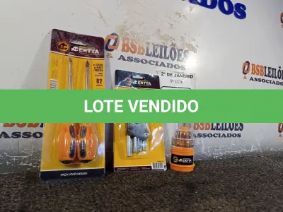 LOTE 032 - 01 KIT DE CHAVE ALLEN DE 09 PEÇAS, 01 KIT DE CHAVES DE FENDA E PHILIPS PONTA IMANTADA 20 CM COM 02 UNIDADES E 01 KIT C/31 PEÇAS DE CHAVES DE PRECISÃO COM ESTOJO. (NOVA) (NO ESTADO) ATENÇÃO! FAZER A VISITAÇÃO ANTES DE ARREMATAR, NÃO SABEMOS SE FUNCIONA. LEILÃO NÃO TEM GARANTIA E NEM DEVOLUÇÃO, SUJEITO A POSSÍVEIS AVARIAS VISÍVEIS/OCULTAS E/OU AUSÊNCIA DE COMPONENTES.