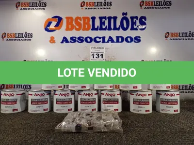 LOTE 131 - 12 LATAS DE 1KG DE COLA PLÁSTICA MARCA ANJO. (NO ESTADO) ATENÇÃO! FAZER A VISITAÇÃO ANTES DE ARREMATAR, NÃO SABEMOS SE FUNCIONA. LEILÃO NÃO TEM GARANTIA E NEM DEVOLUÇÃO, SUJEITO A POSSÍVEIS AVARIAS VISÍVEIS/OCULTAS E/OU AUSÊNCIA DE COMPONENTES.