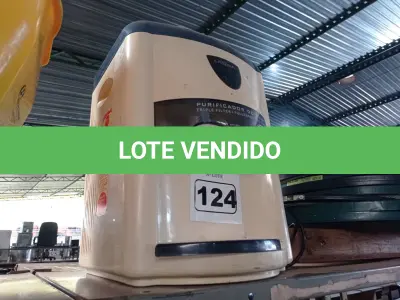 LOTE 124 - 01 PURIFICADOR REFRIGERADO DE ÁGUA MARCA LATINA. (NO ESTADO) ATENÇÃO! FAZER A VISITAÇÃO ANTES DE ARREMATAR, NÃO SABEMOS SE FUNCIONA. LEILÃO NÃO TEM GARANTIA E NEM DEVOLUÇÃO, SUJEITO A POSSÍVEIS AVARIAS VISÍVEIS/OCULTAS E/OU AUSÊNCIA DE COMPONENTES.