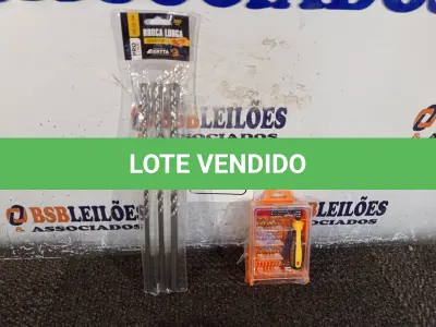LOTE 030 - 01 KIT DE BROCA LONGA COM 03 PEÇAS 300MM E 01 KIT DE CHAVES DE PRECISÃO. (NOVO) (NO ESTADO) ATENÇÃO! FAZER A VISITAÇÃO ANTES DE ARREMATAR, NÃO SABEMOS SE FUNCIONA. LEILÃO NÃO TEM GARANTIA E NEM DEVOLUÇÃO, SUJEITO A POSSÍVEIS AVARIAS VISÍVEIS/OCULTAS E/OU AUSÊNCIA DE COMPONENTES.