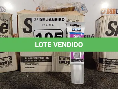 LOTE 105 - 01 LOTE C/ VÁRIOS TUBOS DE SILICONE.(NO ESTADO) ATENÇÃO! FAZER A VISITAÇÃO ANTES DE ARREMATAR, NÃO SABEMOS SE FUNCIONA. LEILÃO NÃO TEM GARANTIA E NEM DEVOLUÇÃO, SUJEITO A POSSÍVEIS AVARIAS VISÍVEIS/OCULTAS E/OU AUSÊNCIA DE COMPONENTES.
