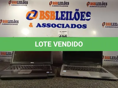 LOTE 496 - 02 NOTEBOOKS MARCAS E MODELOS DIVERSOS. (NO ESTADO) ATENÇÃO! FAZER A VISITAÇÃO ANTES DE ARREMATAR, NÃO SABEMOS SE FUNCIONA. LEILÃO NÃO TEM GARANTIA E NEM DEVOLUÇÃO, SUJEITO A POSSÍVEIS AVARIAS VISÍVEIS/OCULTAS E/OU AUSÊNCIA DE COMPONENTES.