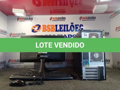LOTE 001 - 01 COMPUTADOR CORE I3 DE 6GB MARCA DELL. (NO ESTADO) ATENÇÃO! FAZER A VISITAÇÃO ANTES DE ARREMATAR, NÃO SABEMOS SE FUNCIONA. LEILÃO NÃO TEM GARANTIA E NEM DEVOLUÇÃO, SUJEITO A POSSÍVEIS AVARIAS VISÍVEIS/OCULTAS E/OU AUSÊNCIA DE COMPONENTES.