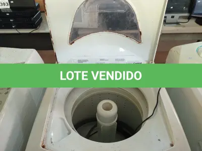 LOTE 465 - 01 MÁQUINA DE LAVAR MARCA CÔNSUL PRATICE 6KG. (NO ESTADO) ATENÇÃO! FAZER A VISITAÇÃO ANTES DE ARREMATAR, NÃO SABEMOS SE FUNCIONA. LEILÃO NÃO TEM GARANTIA E NEM DEVOLUÇÃO, SUJEITO A POSSÍVEIS AVARIAS VISÍVEIS/OCULTAS E/OU AUSÊNCIA DE COMPONENTES.