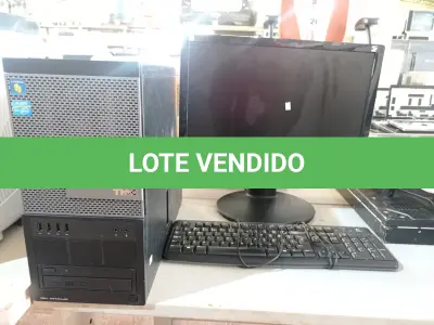 LOTE 306 - 01 CPU, 01 TECLADO E 01 MONITOR. (NO ESTADO) ATENÇÃO! FAZER A VISITAÇÃO ANTES DE ARREMATAR, NÃO SABEMOS SE FUNCIONA. LEILÃO NÃO TEM GARANTIA E NEM DEVOLUÇÃO, SUJEITO A POSSÍVEIS AVARIAS VISÍVEIS/OCULTAS E/OU AUSÊNCIA DE COMPONENTES.