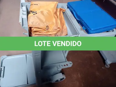 LOTE 436 - 01 CARRINHO PARA LIMPEZA INDUSTRIAL INCOMPLETO. (NO ESTADO) ATENÇÃO! FAZER A VISITAÇÃO ANTES DE ARREMATAR, NÃO SABEMOS SE FUNCIONA. LEILÃO NÃO TEM GARANTIA E NEM DEVOLUÇÃO, SUJEITO A POSSÍVEIS AVARIAS VISÍVEIS/OCULTAS E/OU AUSÊNCIA DE COMPONENTES.