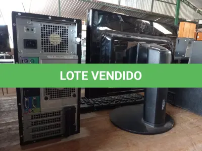 LOTE 470 - 01 CPU, 01 TECLADO E 01 MONITOR. (NO ESTADO) ATENÇÃO! FAZER A VISITAÇÃO ANTES DE ARREMATAR, NÃO SABEMOS SE FUNCIONA. LEILÃO NÃO TEM GARANTIA E NEM DEVOLUÇÃO, SUJEITO A POSSÍVEIS AVARIAS VISÍVEIS/OCULTAS E/OU AUSÊNCIA DE COMPONENTES.