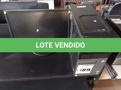 LOTE 489 - 01 CPU, 01 TECLADO E 01 MONITOR. (NO ESTADO) ATENÇÃO! FAZER A VISITAÇÃO ANTES DE ARREMATAR, NÃO SABEMOS SE FUNCIONA. LEILÃO NÃO TEM GARANTIA E NEM DEVOLUÇÃO, SUJEITO A POSSÍVEIS AVARIAS VISÍVEIS/OCULTAS E/OU AUSÊNCIA DE COMPONENTES.