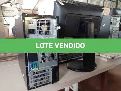 LOTE 481 - 01 CPU, 01 TECLADO E 01 MONITOR. (NO ESTADO) ATENÇÃO! FAZER A VISITAÇÃO ANTES DE ARREMATAR, NÃO SABEMOS SE FUNCIONA. LEILÃO NÃO TEM GARANTIA E NEM DEVOLUÇÃO, SUJEITO A POSSÍVEIS AVARIAS VISÍVEIS/OCULTAS E/OU AUSÊNCIA DE COMPONENTES.
