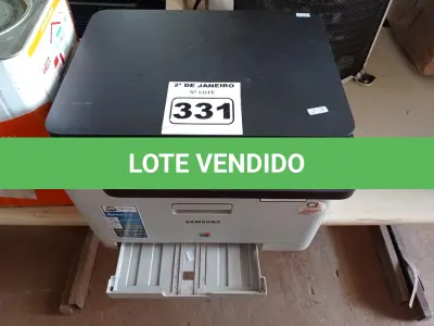 LOTE 331 - 01 IMPRESSORA MULTIFUNCIONAL MARCA SAMSUNG. (NO ESTADO) ATENÇÃO! FAZER A VISITAÇÃO ANTES DE ARREMATAR, NÃO SABEMOS SE FUNCIONA. LEILÃO NÃO TEM GARANTIA E NEM DEVOLUÇÃO, SUJEITO A POSSÍVEIS AVARIAS VISÍVEIS/OCULTAS E/OU   DE COMPONENTES.