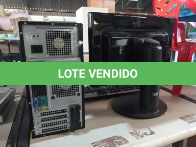LOTE 453 - 01 CPU, 01 TECLADO E 01 MONITOR. (NO ESTADO) ATENÇÃO! FAZER A VISITAÇÃO ANTES DE ARREMATAR, NÃO SABEMOS SE FUNCIONA. LEILÃO NÃO TEM GARANTIA E NEM DEVOLUÇÃO, SUJEITO A POSSÍVEIS AVARIAS VISÍVEIS/OCULTAS E/OU AUSÊNCIA DE COMPONENTES.