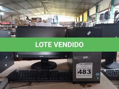 LOTE 483 - 01 CPU, 01 TECLADO E 01 MONITOR. (NO ESTADO) ATENÇÃO! FAZER A VISITAÇÃO ANTES DE ARREMATAR, NÃO SABEMOS SE FUNCIONA. LEILÃO NÃO TEM GARANTIA E NEM DEVOLUÇÃO, SUJEITO A POSSÍVEIS AVARIAS VISÍVEIS/OCULTAS E/OU AUSÊNCIA DE COMPONENTES.