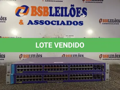 LOTE 353 - 02 SWITCHES CADA COM 48 PORTAS. (NO ESTADO) ATENÇÃO! FAZER A VISITAÇÃO ANTES DE ARREMATAR, NÃO SABEMOS SE FUNCIONA. LEILÃO NÃO TEM GARANTIA E NEM DEVOLUÇÃO, SUJEITO A POSSÍVEIS AVARIAS VISÍVEIS/OCULTAS E/OU AUSÊNCIA DE COMPONENTES.