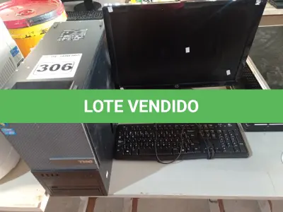 LOTE 306 - 01 CPU, 01 TECLADO E 01 MONITOR. (NO ESTADO) ATENÇÃO! FAZER A VISITAÇÃO ANTES DE ARREMATAR, NÃO SABEMOS SE FUNCIONA. LEILÃO NÃO TEM GARANTIA E NEM DEVOLUÇÃO, SUJEITO A POSSÍVEIS AVARIAS VISÍVEIS/OCULTAS E/OU AUSÊNCIA DE COMPONENTES.