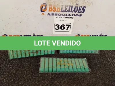 LOTE 367 - 03 CAIXINHAS DE BATONS COM 12 CADA. (NO ESTADO) ATENÇÃO! FAZER A VISITAÇÃO ANTES DE ARREMATAR, NÃO SABEMOS SE FUNCIONA. LEILÃO NÃO TEM GARANTIA E NEM DEVOLUÇÃO, SUJEITO A POSSÍVEIS AVARIAS VISÍVEIS/OCULTAS E/OU AUSÊNCIA DE COMPONENTES.