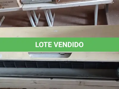 LOTE 327 - 01 CONDENSADORA E 01 EVAPORADORA MARCA CARRIER.(NO ESTADO) ATENÇÃO! FAZER A VISITAÇÃO ANTES DE ARREMATAR, NÃO SABEMOS SE FUNCIONA. LEILÃO NÃO TEM GARANTIA E NEM DEVOLUÇÃO, SUJEITO A POSSÍVEIS AVARIAS VISÍVEIS/OCULTAS E/OU AUSÊNCIA DE COMPONENTES.