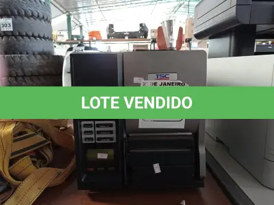 LOTE 429 - 01 IMPRESSORA DE ETIQUETAS MARCA TSC. (NO ESTADO) ATENÇÃO! FAZER A VISITAÇÃO ANTES DE ARREMATAR, NÃO SABEMOS SE FUNCIONA. LEILÃO NÃO TEM GARANTIA E NEM DEVOLUÇÃO, SUJEITO A POSSÍVEIS AVARIAS VISÍVEIS/OCULTAS E/OU AUSÊNCIA DE COMPONENTES.
