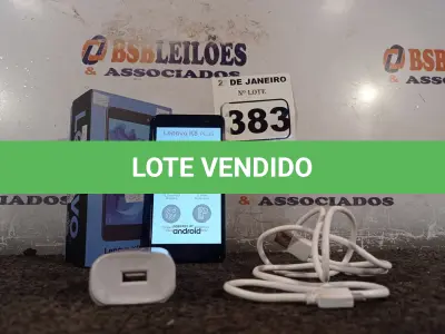 LOTE 383 - 01 CELULAR K8PLUS 32GB COM CARREGADOR MARCA LENOVO. (NO ESTADO) ATENÇÃO! FAZER A VISITAÇÃO ANTES DE ARREMATAR, NÃO SABEMOS SE FUNCIONA. LEILÃO NÃO TEM GARANTIA E NEM DEVOLUÇÃO, SUJEITO A POSSÍVEIS AVARIAS VISÍVEIS/OCULTAS E/OU AUSÊNCIA DE COMPONENTES.