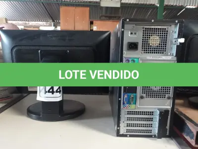 LOTE 444 - 01 CPU, 01 TECLADO E 01 MONITOR. (NO ESTADO) ATENÇÃO! FAZER A VISITAÇÃO ANTES DE ARREMATAR, NÃO SABEMOS SE FUNCIONA. LEILÃO NÃO TEM GARANTIA E NEM DEVOLUÇÃO, SUJEITO A POSSÍVEIS AVARIAS VISÍVEIS/OCULTAS E/OU AUSÊNCIA DE COMPONENTES.