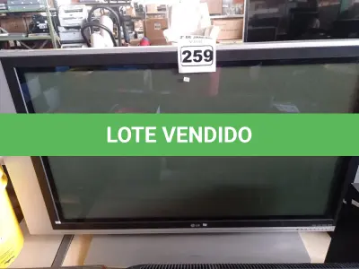 LOTE 259 - 01 TV 42’’ MARCA LG. (NO ESTADO) ATENÇÃO! FAZER A VISITAÇÃO ANTES DE ARREMATAR, NÃO SABEMOS SE FUNCIONA. LEILÃO NÃO TEM GARANTIA E NEM DEVOLUÇÃO, SUJEITO A POSSÍVEIS AVARIAS VISÍVEIS/OCULTAS E/OU AUSÊNCIA DE COMPONENTES.