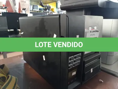 LOTE 429 - 01 IMPRESSORA DE ETIQUETAS MARCA TSC. (NO ESTADO) ATENÇÃO! FAZER A VISITAÇÃO ANTES DE ARREMATAR, NÃO SABEMOS SE FUNCIONA. LEILÃO NÃO TEM GARANTIA E NEM DEVOLUÇÃO, SUJEITO A POSSÍVEIS AVARIAS VISÍVEIS/OCULTAS E/OU AUSÊNCIA DE COMPONENTES.