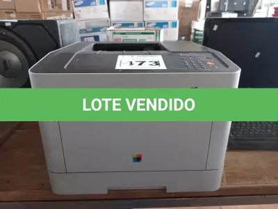 LOTE 473 - 01 IMPRESSORA MODELO:CLP680 ND MARCA SAMSUNG. (NO ESTADO) ATENÇÃO! FAZER A VISITAÇÃO ANTES DE ARREMATAR, NÃO SABEMOS SE FUNCIONA. LEILÃO NÃO TEM GARANTIA E NEM DEVOLUÇÃO, SUJEITO A POSSÍVEIS AVARIAS VISÍVEIS/OCULTAS E/OU AUSÊNCIA DE COMPONENTES.