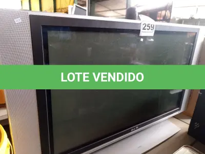 LOTE 259 - 01 TV 42’’ MARCA LG. (NO ESTADO) ATENÇÃO! FAZER A VISITAÇÃO ANTES DE ARREMATAR, NÃO SABEMOS SE FUNCIONA. LEILÃO NÃO TEM GARANTIA E NEM DEVOLUÇÃO, SUJEITO A POSSÍVEIS AVARIAS VISÍVEIS/OCULTAS E/OU AUSÊNCIA DE COMPONENTES.