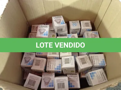 LOTE 156 - 01 LOTE COM APROXIMADAMENTE 80 LÂMPADAS DICROICA 1W 220V. (NO ESTADO) ATENÇÃO! FAZER A VISITAÇÃO ANTES DE ARREMATAR, NÃO SABEMOS SE FUNCIONA. LEILÃO NÃO TEM GARANTIA E NEM DEVOLUÇÃO, SUJEITO A POSSÍVEIS AVARIAS VISÍVEIS/OCULTAS E/OU AUSÊNCIA DE COMPONENTES.