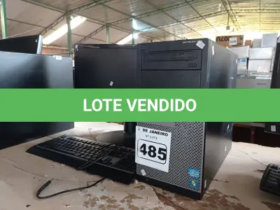 LOTE 485 - 01 CPU, 01 TECLADO E 01 MONITOR. (NO ESTADO) ATENÇÃO! FAZER A VISITAÇÃO ANTES DE ARREMATAR, NÃO SABEMOS SE FUNCIONA. LEILÃO NÃO TEM GARANTIA E NEM DEVOLUÇÃO, SUJEITO A POSSÍVEIS AVARIAS VISÍVEIS/OCULTAS E/OU AUSÊNCIA DE COMPONENTES.